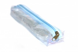 NECESSAIRE PEQ. TRANSPARENTE  (PACOTE C/ 12) R$ 57,00 COD. 006 